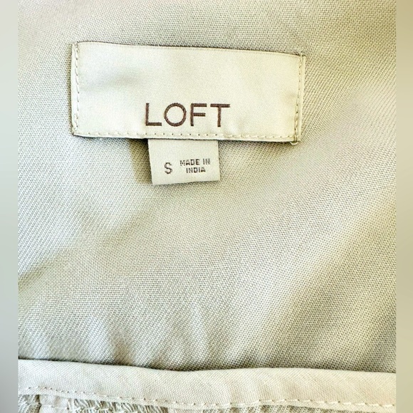 Khaki utility jacket in Lyocell (Tencel) by Loft size Small - Picture 4 of 6